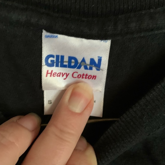 🍉 Gildan long sleeve Tee, S, active, black ‘Chargers’GUC - Picture 6 of 7